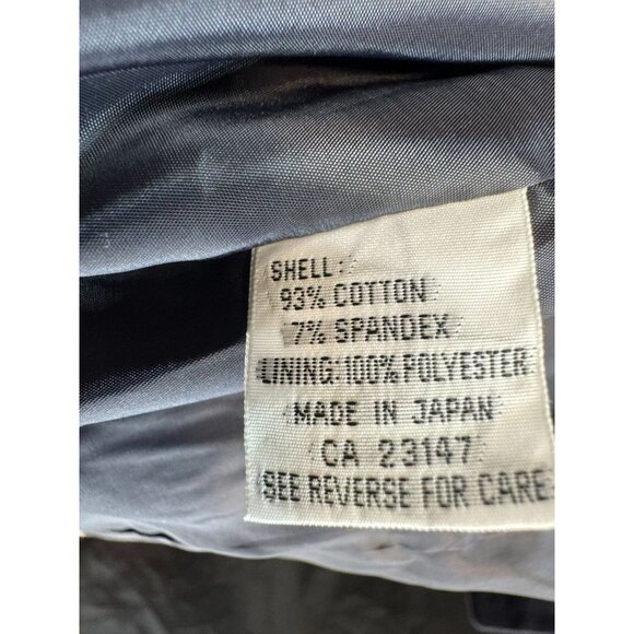 Talbots Womens Stretch Blazer Jacket Button Detail & Pockets Navy - Picture 4 of 10